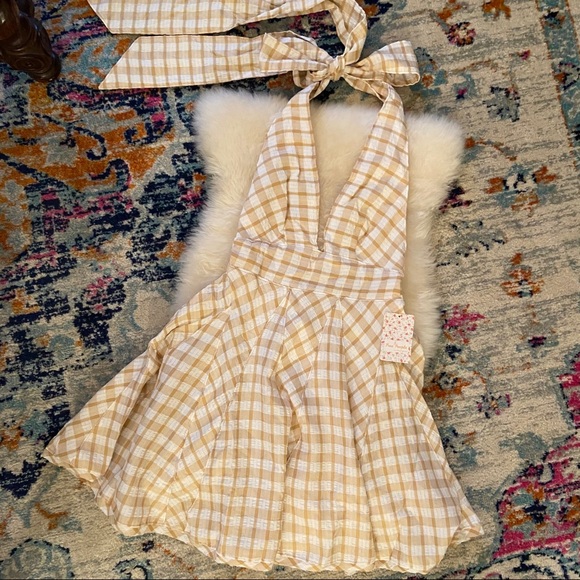 NEW! Free People Do the Twist Seersucker Dress - Picture 6 of 7